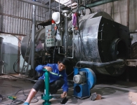 Tẩy phá cáu cặn lò hơi